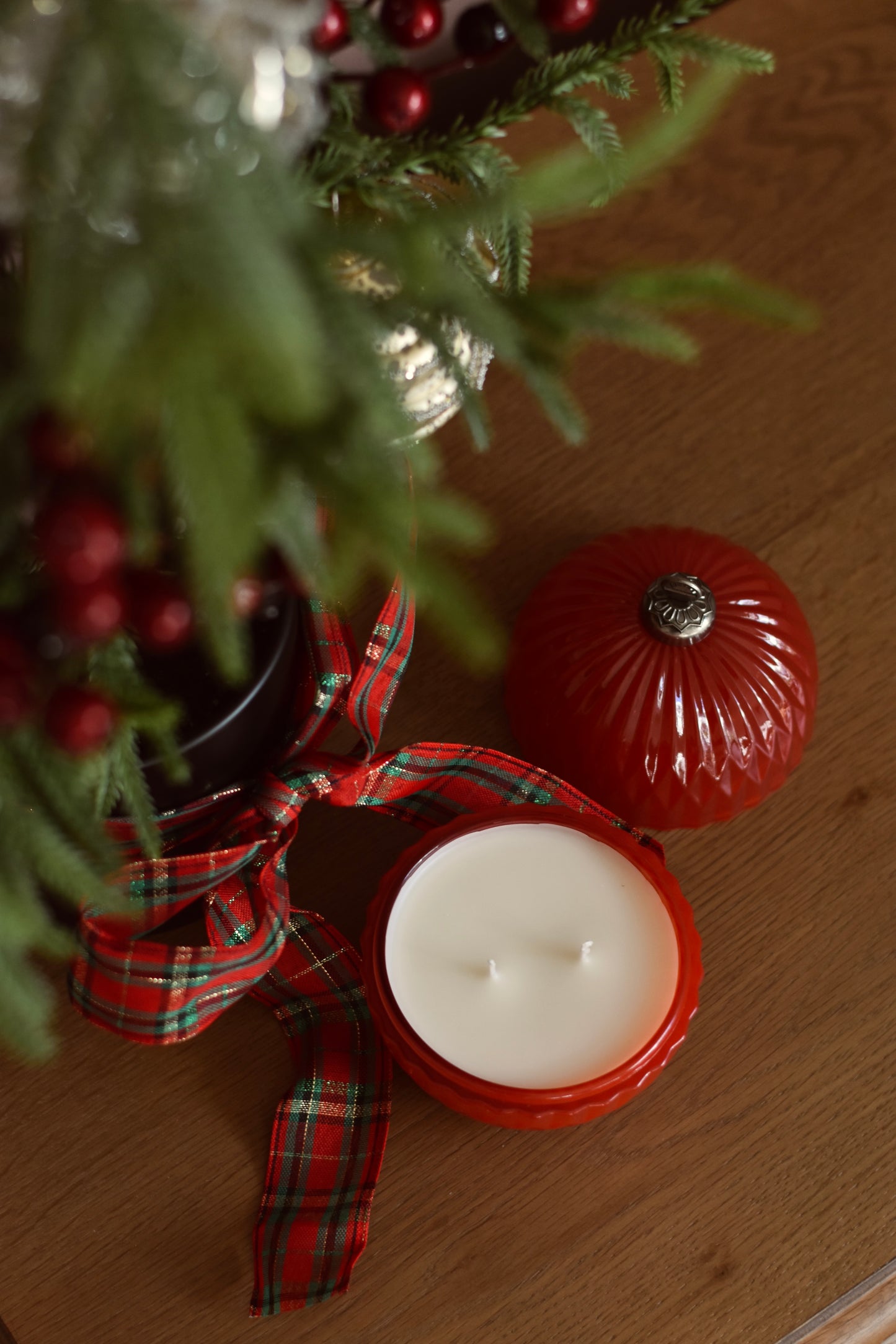 Comfort & Joy | Glass Ornament Candle