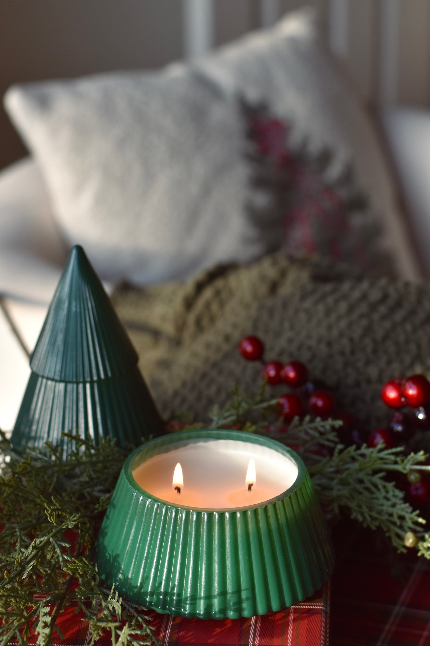 Adorn | Glass Tree Candle