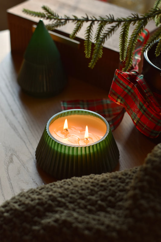 Adorn | Glass Tree Candle