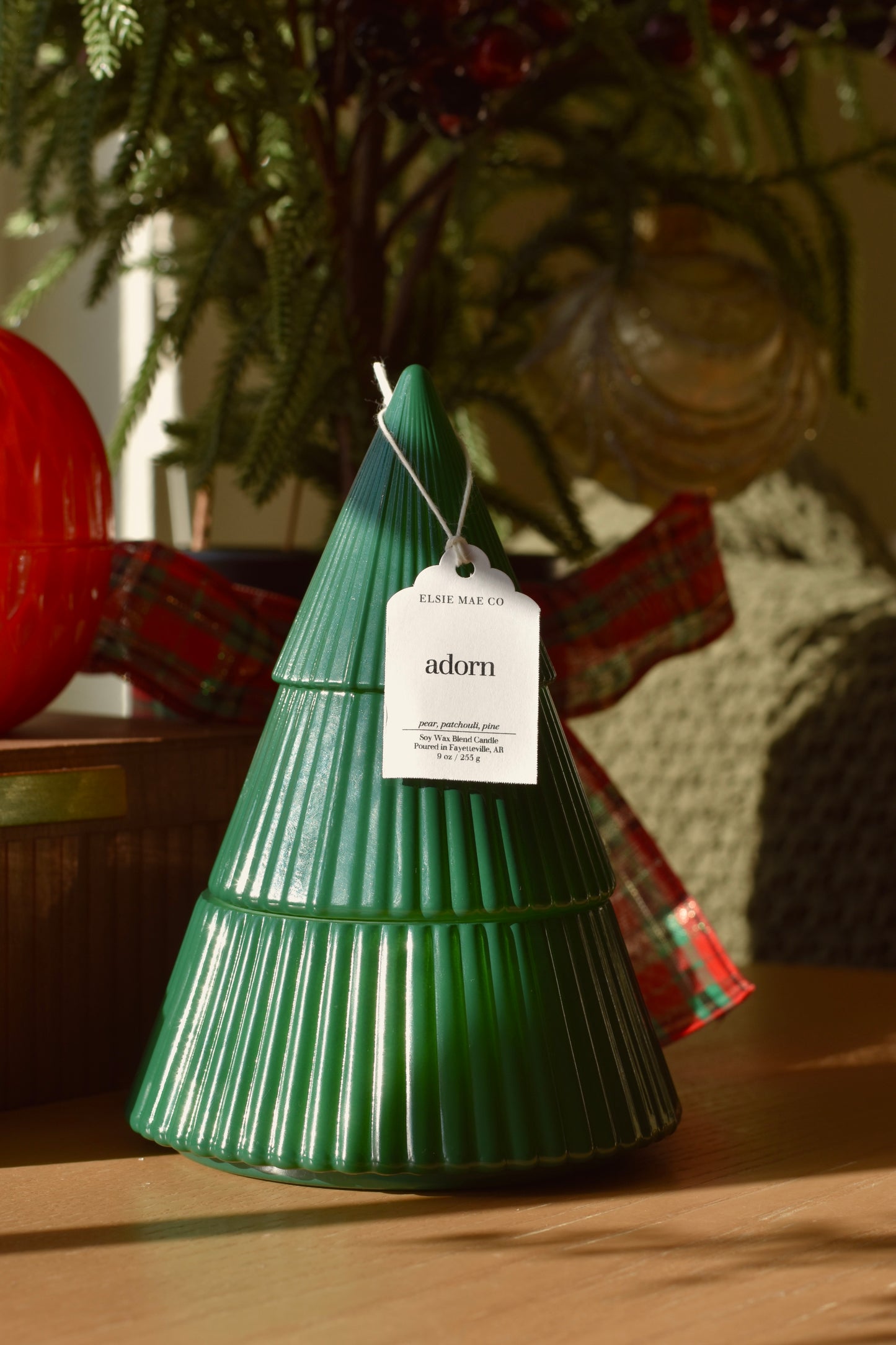 Adorn | Glass Tree Candle